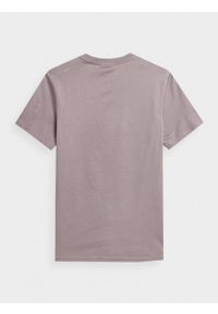 outhorn - T-shirt z nadrukiem męski. Okazja: na co dzień. Materiał: jersey, bawełna. Wzór: nadruk. Styl: casual