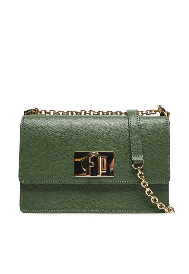 Furla Torebka 1927 BAFKACO ARE000 BG OLI00 Zielony. Kolor: zielony. Materiał: skórzane