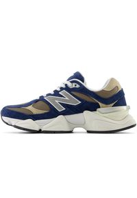 Buty unisex New Balance U9060LBB – granatowe. Kolor: niebieski. Materiał: zamsz, guma, skóra. Szerokość cholewki: normalna. Sport: turystyka piesza #2