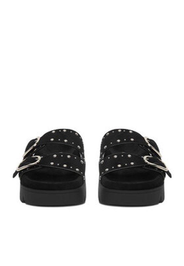 DeeZee Klapki CEO-HY35011-1 Czarny. Kolor: czarny. Materiał: materiał