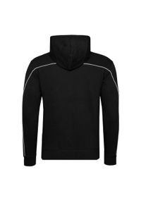 Champion - Bluza trekking męska Zip-Hoodie. Kolor: czarny. Materiał: bawełna, poliester. Sport: turystyka piesza