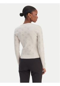 Guess Sweter W6RR66 Z3JD2 Beżowy Regular Fit. Kolor: beżowy. Materiał: syntetyk #4