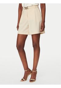 Rinascimento Szorty materiałowe CFC0127761003 Beżowy Regular Fit. Kolor: beżowy. Materiał: syntetyk #1