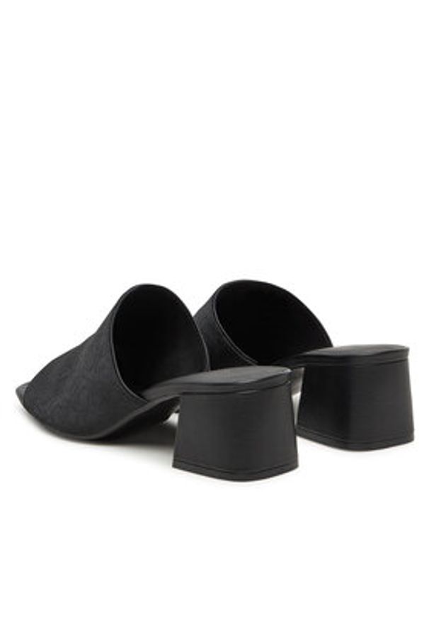Calvin Klein Klapki Heel Slide 50 - Jacq HW0HW02387 Czarny. Kolor: czarny. Materiał: materiał