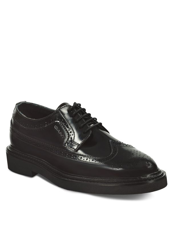 GANT - Półbuty Gant Jaczy Low Lace Shoes 27631388 Black. Kolor: czarny