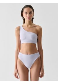 outhorn - Góra od bikini - fioletowa. Kolor: fioletowy. Materiał: skóra, tkanina, syntetyk, elastan, materiał, poliester. Wzór: gładki