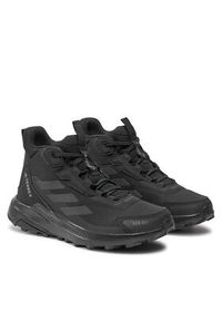 Adidas - adidas Trekkingi Terrex Anylander Mid Rain.Rdy ID3473 Czarny. Kolor: czarny. Materiał: materiał, mesh