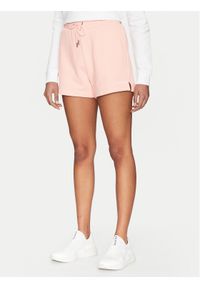 Guess Jeans Szorty sportowe W5GD0O K68I4 Różowy Relaxed Fit. Kolor: różowy. Materiał: bawełna