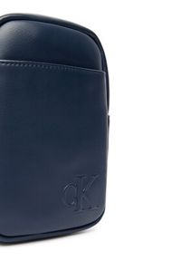 Calvin Klein Saszetka Bold Ck Slim Reporter LV04D3279G Granatowy. Kolor: niebieski. Materiał: skóra #5