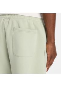Spodnie męskie New Balance MP41503GAS – miętowe. Kolor: miętowy. Materiał: bawełna, dresówka, materiał, poliester #5
