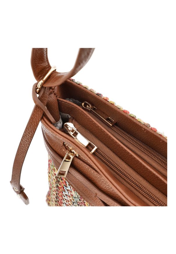 Multi Stylowa Torebka Damska Rieker. Materiał: skórzane. Styl: elegancki