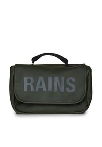 Rains Kosmetyczka Texel Wash Bag W3 16310 Zielony. Kolor: zielony. Materiał: materiał #1