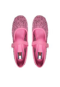 Tommy Jeans Baleriny Tjw Knitted Ballerina EN0EN03030 Różowy. Kolor: różowy. Materiał: materiał #3