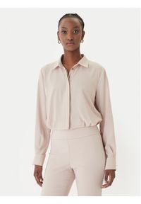 Rinascimento Koszula CFC0127372003 Beżowy Regular Fit. Kolor: beżowy. Materiał: syntetyk #1