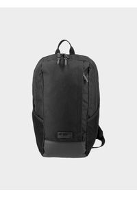 4f - Plecak miejski (20 L) z kieszenią na laptop - czarny. Kolor: czarny. Materiał: syntetyk, materiał. Wzór: gładki. Styl: casual, elegancki