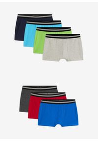 bonprix - Bokserki z miękką bawełną (7 par). Kolor: niebieski. Materiał: bawełna #1