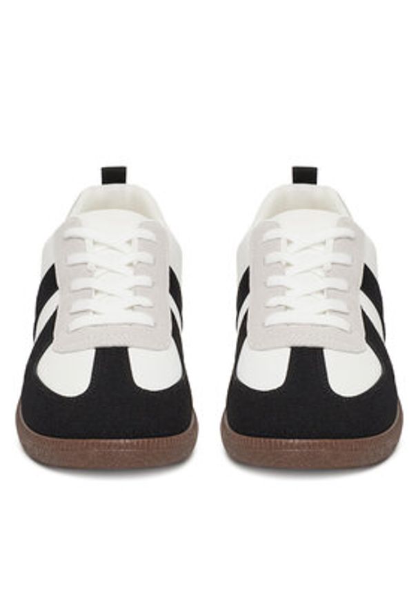 DeeZee Sneakersy AM1106 Biały. Kolor: biały. Materiał: skóra