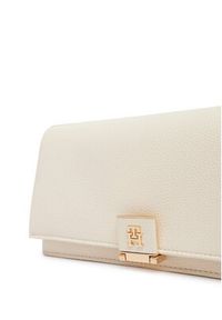 TOMMY HILFIGER - Tommy Hilfiger Torebka Th Her Chain Crossover AW0AW17403 Écru. Materiał: skórzane #5