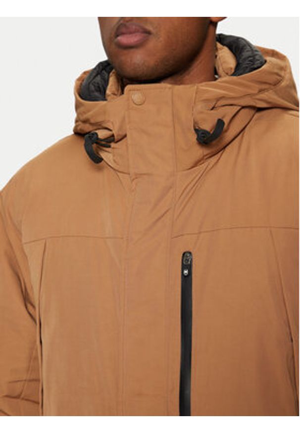 Champion Kurtka zimowa 220355 Brązowy Regular Fit. Kolor: brązowy. Materiał: syntetyk. Sezon: zima