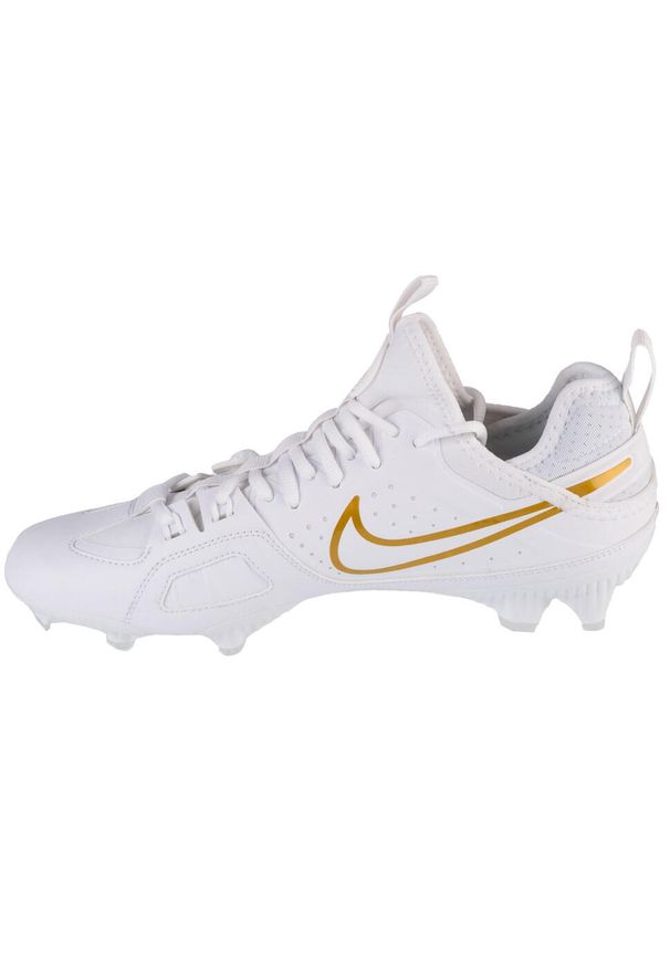 Nike - Buty piłkarskie korki męskie, Huarache 9 Varsity Lax FG. Kolor: biały. Materiał: materiał, syntetyk, tkanina. Model: Nike Huarache. Sport: piłka nożna
