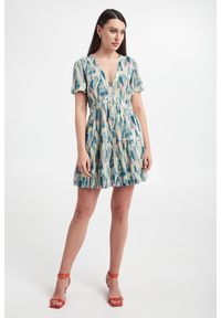 Ba&sh - Sukienka BA&SH. Materiał: bawełna. Typ sukienki: rozkloszowane. Długość: mini #2