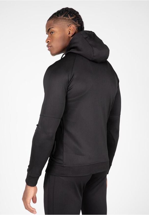 GORILLA WEAR - Bluza fitness męska Gorilla Wear Sullivan Track Jacket. Kolor: czarny. Sport: fitness