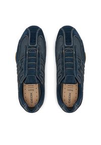 Geox Sneakersy U Snake Original U56MNB 022EK C4002 Granatowy. Kolor: niebieski. Materiał: zamsz, skóra #4
