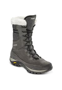 MEINDL - Buty zimowe damskie Meindl Fontanella Lady II GTX z membraną Gore-Tex. Kolor: szary. Sezon: zima