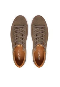 Replay - REPLAY Sneakersy GMZ7N .000.C0002L Beżowy. Kolor: beżowy. Materiał: zamsz, skóra #4