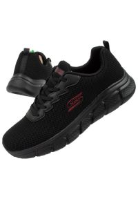 skechers - Buty Skechers 118106/BBK czarne. Kolor: czarny. Materiał: materiał. Szerokość cholewki: normalna #1