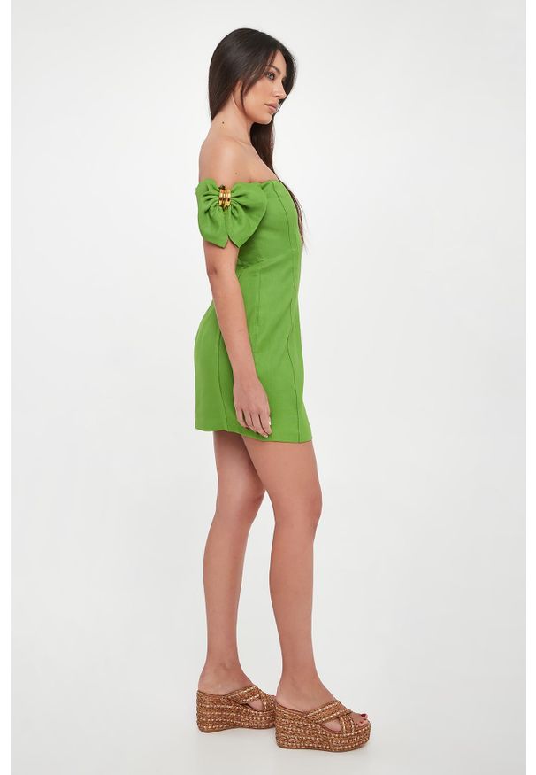 Elisabetta Franchi - Sukienka hiszpanka ELISABETTA FRANCHI. Typ kołnierza: dekolt hiszpanka