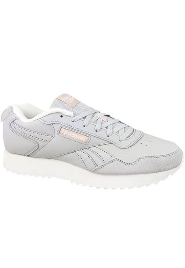 Buty do chodzenia damskie Reebok Glide Ripple. Zapięcie: sznurówki. Kolor: szary. Materiał: skóra, syntetyk, tkanina, materiał. Szerokość cholewki: normalna. Sport: turystyka piesza