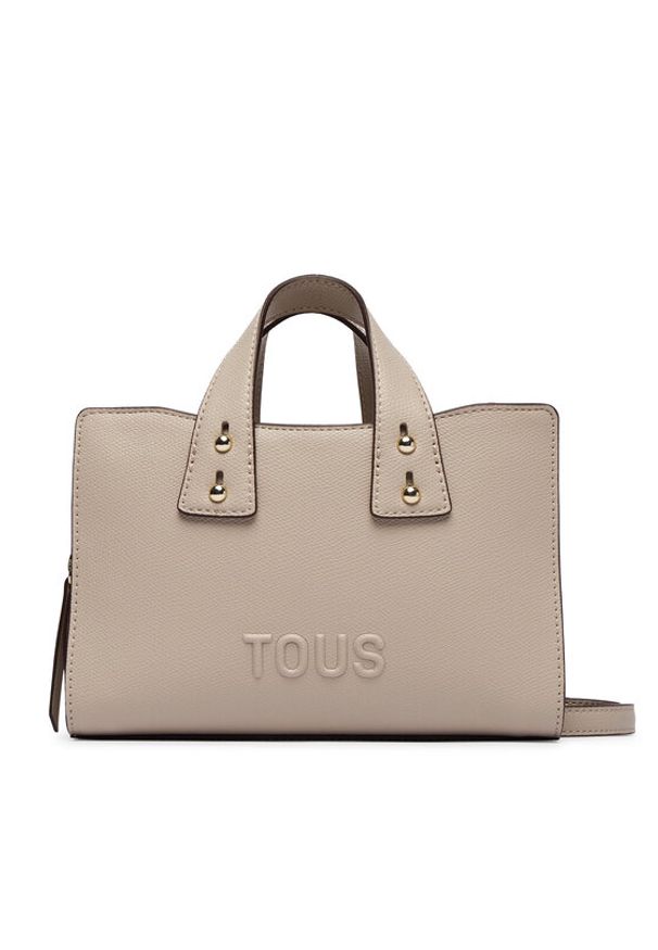 Tous - TOUS Torebka Back To Basics 2002373343 Khaki. Kolor: brązowy. Materiał: skórzane