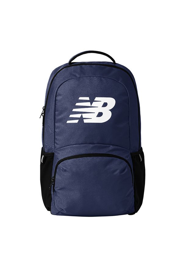 Plecak New Balance LAB13506TNV – granatowy. Kolor: niebieski. Materiał: poliester. Styl: casual