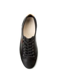 ecco - ECCO Sneakersy Soft 7 Men's 43000401001 Czarny. Kolor: czarny. Materiał: skóra #9