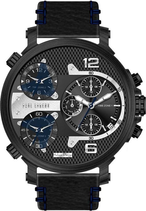 Paul Lorens - ZEGAREK MĘSKI PAUL LORENS - PL11706A2-1A1 (zg369a) + BOX