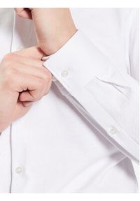 Hugo Koszula 50479394 Biały Slim Fit. Kolor: biały. Materiał: bawełna #4