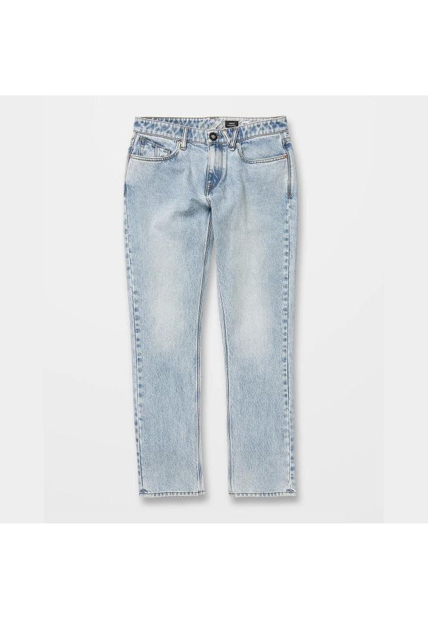 Jeansy Volcom Vorta wyblakłe. Kolor: wielokolorowy. Materiał: jeans. Sport: skateboard