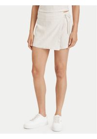 Tommy Jeans Spódnico-szorty DW0DW22267 Beżowy jasny Regular Fit. Kolor: beżowy. Materiał: wiskoza #1