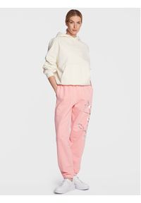 Hugo Spodnie dresowe 50484651 Różowy Relaxed Fit. Kolor: różowy. Materiał: dresówka #4