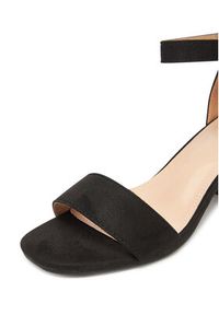 DeeZee Sandały 5250-1 Czarny. Kolor: czarny. Materiał: materiał #5
