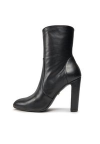 Stuart Weitzman Botki Vida 100 Zip Bootie SG232 Czarny. Kolor: czarny. Materiał: skóra #3