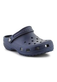 Klapki Crocs Classic Clog Kids 206991-410 niebieskie. Kolor: niebieski. Materiał: materiał. Styl: klasyczny