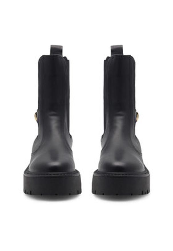 Badura Sztyblety INES-9182 Czarny. Kolor: czarny. Materiał: skóra