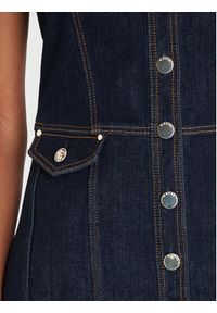 Guess Sukienka jeansowa W5YK24 D5PW1 Granatowy Regular Fit. Kolor: niebieski. Materiał: bawełna #2