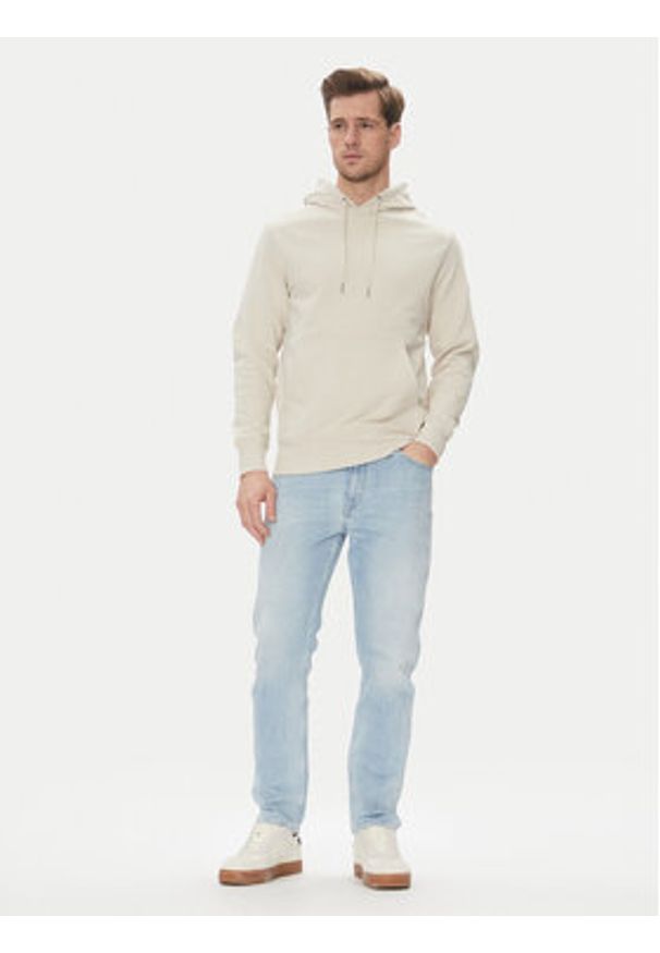 Calvin Klein Jeans Bluza J30J323430 Beżowy Regular Fit. Kolor: beżowy. Materiał: bawełna