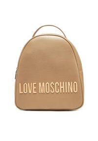 Love Moschino - LOVE MOSCHINO Plecak JC4197PP1MKD196A Złoty. Kolor: złoty. Materiał: skóra