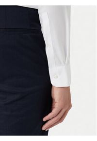 Calvin Klein Koszula LV019EU053 Biały Slim Fit. Kolor: biały. Materiał: bawełna #3