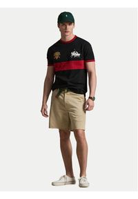 Polo Ralph Lauren T-Shirt 710B14218001 Czarny Regular Fit. Typ kołnierza: polo. Kolor: czarny. Materiał: bawełna #4