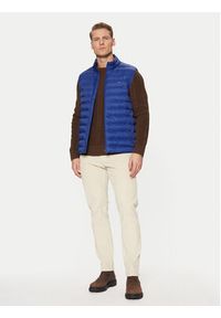 TOMMY HILFIGER - Tommy Hilfiger Bezrękawnik MW0MW37677 Niebieski Regular Fit. Kolor: niebieski. Materiał: syntetyk. Długość rękawa: bez rękawów #5